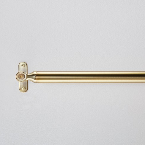 Decorative Screw Curtain Rod Brass Finish - Hearth & Hand™ With ...