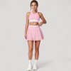 Anna-Kaci Active Women's Pleated Tennis Skirt with Built-In Shorts and Side Pocket for Sporty Style and Functional Movement - 2 of 4