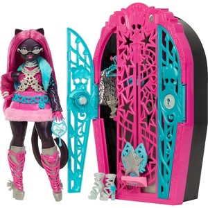 Monster High Skulltimate Secrets Hauntlywood Mysteries Doll, Catty Noir with 19+ Surprises - 1 of 4