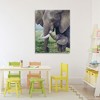 Stupell Industries Baby Elephant And Mother Canvas Art - 3 of 4
