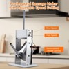 Sausage Stuffer, Meat Filler 11LBS/5L - Manual Dual Speed Sausage Maker, Heavy Duty Stainless Steel with 4 Stuffing Tubes - 2 of 4