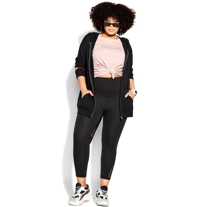 Women's Plus Size Emery Hoodie - black | CCX, 2 of 8