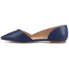 Journee Collection Women's Cortni Slip On Pointed Toe D'Orsay Flats - 2 of 4