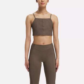 Reebok Yoga Performance Rib Crop Top Womens Athletic T-shirts X Large Purple  Oasis : Target