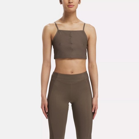 Reebok Yoga Performance Rib Crop Top Womens Athletic T-shirts : Target