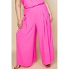 Women's Ultra pink Palazzo pants - SKIES ARE BLUE - image 3 of 4