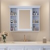 NicBex Wall Mounted Bathroom Storage Cabinet,35'' x28'' Medicine Cabinet with Mirror and 6 Shelves for Bathroom - 2 of 4