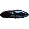 Santimon Men's Floral Printed Patent Leather Lace-Up Dress Oxford Shoes - 3 of 4