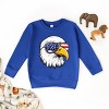 The Juniper Shop Patriotic Eagle Sunglasses Toddler Sweatshirt - 3 of 4