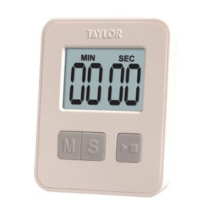 Taylor 99 Minute Slim Digital Timer: Kitchen Cooking Timer, Digital Display, Magnetic Mount, Battery Included - 1 of 3