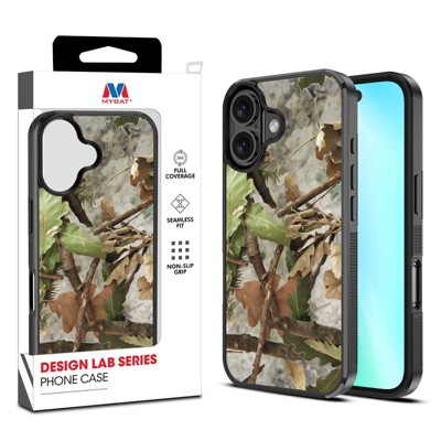 MyBat Design Lab Series Case for iPhone 16 - Forest Camouflage