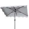 Zimmerman 6.5 X 10 Ft Rectangle Market Umbrella - PAT8300 - Safavieh - 4 of 4
