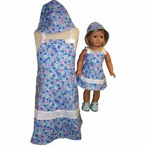 Matching Girls and Doll Clothes Dress And  Hat Size 4 - 1 of 4