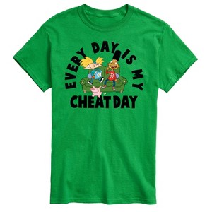 Men's - Hey Arnold! - Cheat Day Short Sleeve Graphic T-Shirt - 1 of 4
