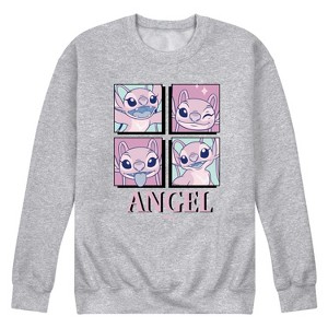 Men's - Disney - Lilo & Stitch Graphic Fleece Sweatshirt - 1 of 4