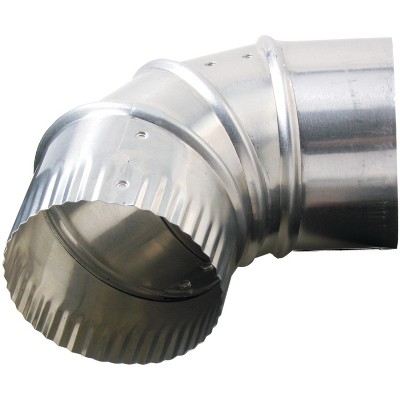 No Brand 90° Aluminum Duct Elbow in Silver