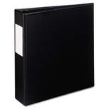 Avery Mini Durable Binder with Round Rings 5 1/2 x 8 1/2 2" Capacity Black 27554