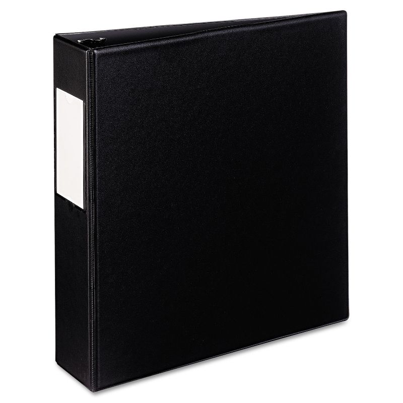Avery Mini Durable Binder with Round Rings 5 1/2 x 8 1/2 2" Capacity Black 27554, 1 of 7