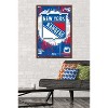 Trends International NHL New York Rangers - Maximalist Logo 23 Framed Wall Poster Prints - 2 of 4