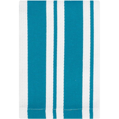 MU Kitchen Cotton Stripe Dish Cloth, 13 by 13-Inches, Set of 2