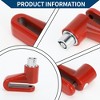 Unique Bargains Bicycle Lock Portable Ring Anti-Theft Bike Lock Motorcycle Wheel Disk Lock Red - 2 of 4