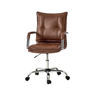 Patrizia Tufted Ergonomic office task chair High Back Executive Swivel Chair for Living Room and Office Room| ARTFUL LIVING DESIGN - 1 of 4