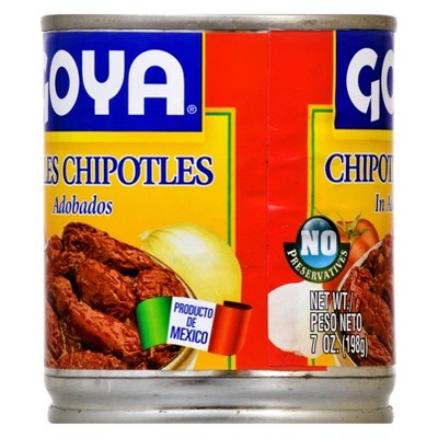 Goya Chipotle Peppers In Adobo Sauce - 7oz : Target