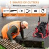 Auto-Feed Drain Cleaner Machine,Electric Drain Auger Professional for 2 to 4 Inch Pipes,with 6 Cutters,Drain Auger Cleaner Sewer Snake - 4 of 4