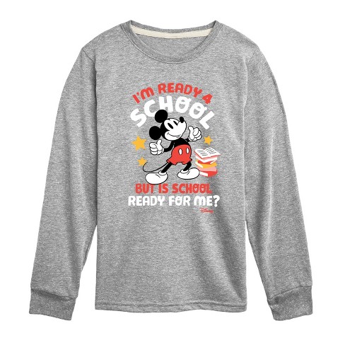 Boys' - Disney - I'm Ready For School Long Sleeve Graphic T-Shirt - image 1 of 4