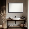 Amanti Art Havana Black Bronze Non-Beveled Framed Bathroom Vanity Wall Mirror - 4 of 4