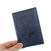 Unique Bargains Textured Letter Passport Holder 1 Pc - 3 of 4
