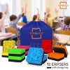 SCRIBBLEDO Small Erasers Pack of 12 - 3 of 4