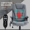 Massage Office Recliner Chair with Heat, 6-Point Vibrating Backrest, Adjustable Height - 4 of 4