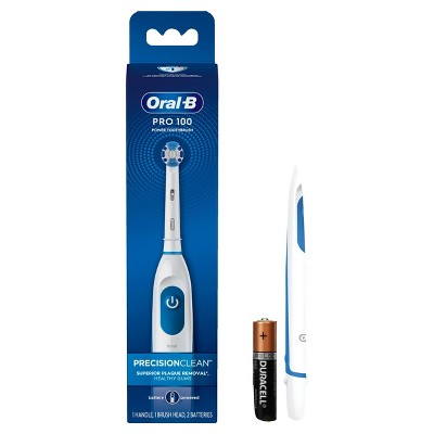 Oral-b Pro 100 Precision Clean Battery Powered Toothbrush - 1ct : Target