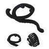 Unique Bargains Women's Fashion Frosted Musical Note Hair Clips 4.53"x2.36"x1.77" 1 Pc - 3 of 3