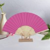 Unique Bargains Halloween Christmas Portable DIY 7-Inch Blank Folding Fan 1 Pc - 4 of 4