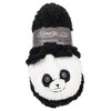 Elanze Designs Panda Black Women's Animal Cozy Plush Lined Non Slip Fuzzy Slipper - Large - 3 of 4