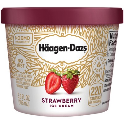 Haagen-Dazs Strawberry Ice Cream - 3.6oz