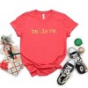 The Juniper Shop Believe Puff Print Toddler Short Sleeve Tee - 2 of 3