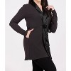 Women's Classic Slumber Satin Trim Robe - The Royal Standard - 2 of 4