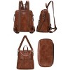 Generic Backpack Purse Vegan Leather Fashion Multipurpose Design Shoulder Bags - 2 of 4
