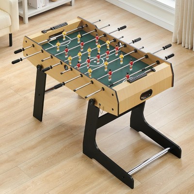 Whizmax Foosball Table, 48” Foldable Game Table for Adults & Kids, 26 Soccer Players, Outdoor Foosball Tables for Game Room, Home, Space-Saving