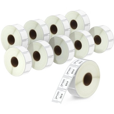 BETCKEY  Compatible  30333 , 1/2in x 1in Extra Small 2Up Labels  Compatible with  Labelwriter 450, 4XL & Zebra Desktop Printers 10 Rolls/10000 Labels