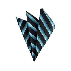 TheDapperTie - Men's Stripe Woven 10 Inch x 10 Inch Pocket Squares Handkerchief - 1 of 3