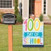 Big Dot of Happiness Happy 100th Day of School - Party Decorations - 100 Days Party Welcome Yard Sign - 2 of 4