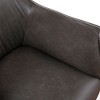 Boucle Upholstered Accent Chair with Elegant Look, Attached Cushions, High-Density Foam and Gold Finish Metal Legs - 4 of 4
