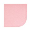 Hudson Baby Infant Girl Flannel Cotton Washcloths, Pink Blue Pretty Floral 10 Pack, One Size - 4 of 4
