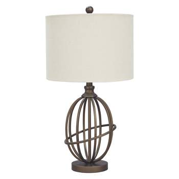 Manasa Metal Table Lamp Antique Brass  - Signature Design by Ashley