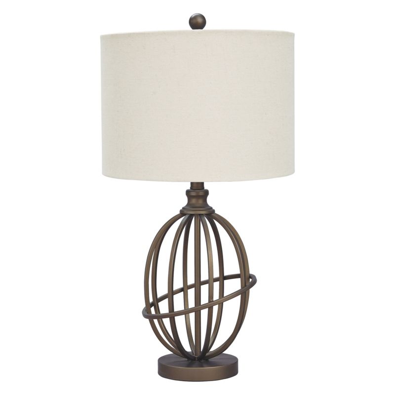 Manasa Metal Table Lamp Antique Brass  - Signature Design by Ashley, 1 of 5