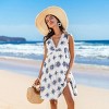 Women's Breezy Floral Beach Dress with Alluring Neckline - Cupshe - 2 of 4